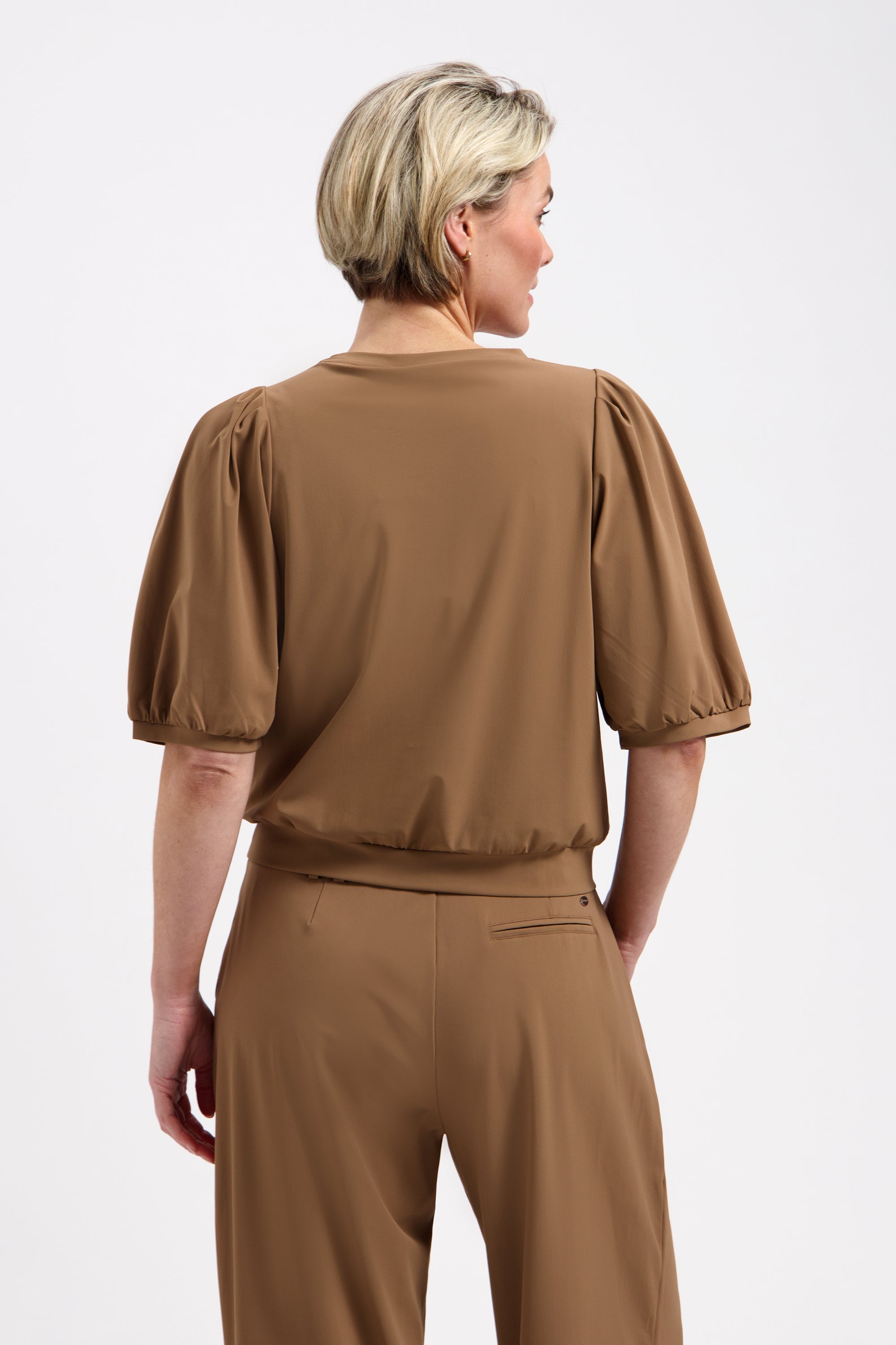 Lady Day Amie Travelstof Top mocha