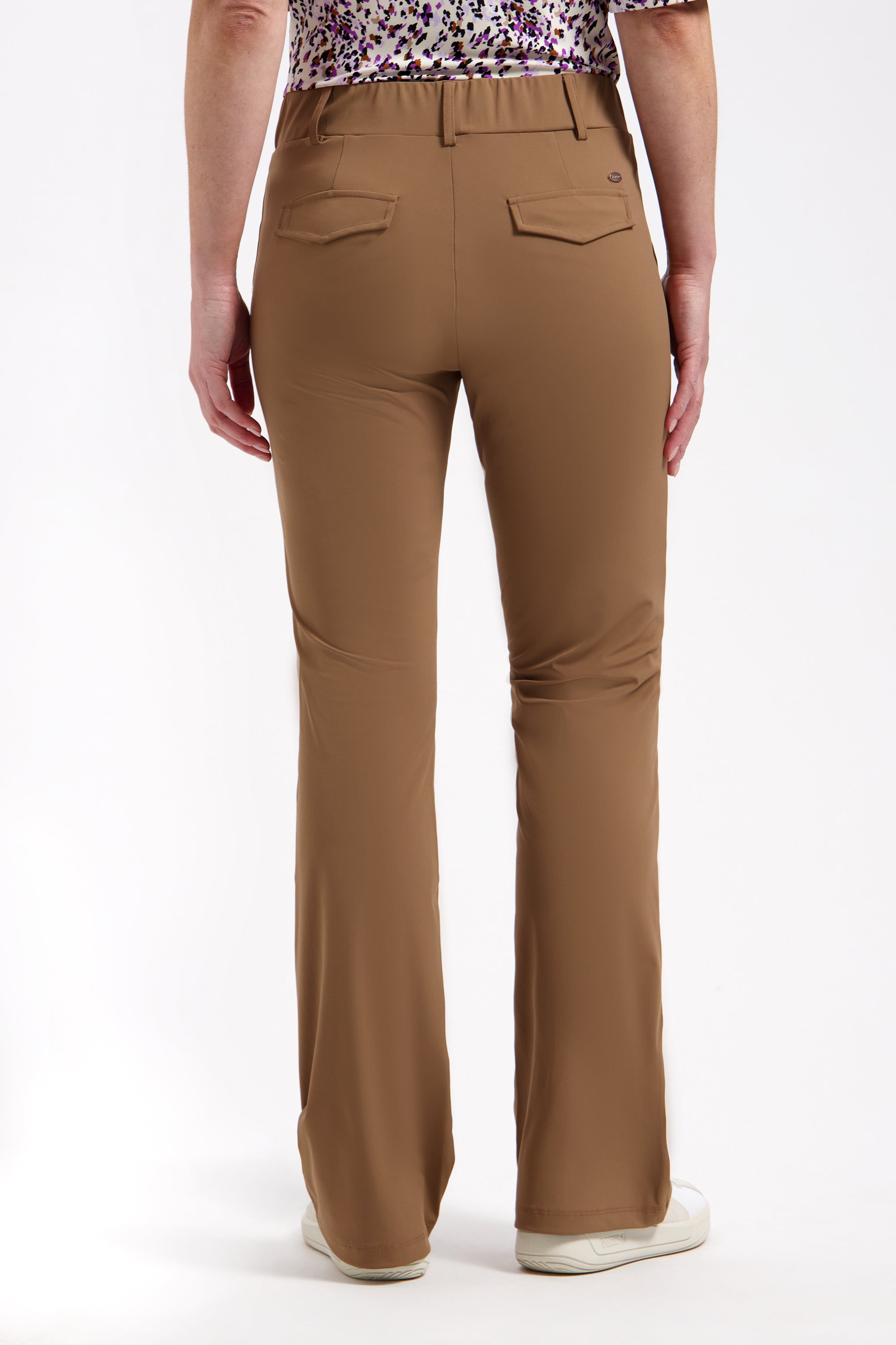 Lady Day Poppy Travelstof Broek mocha