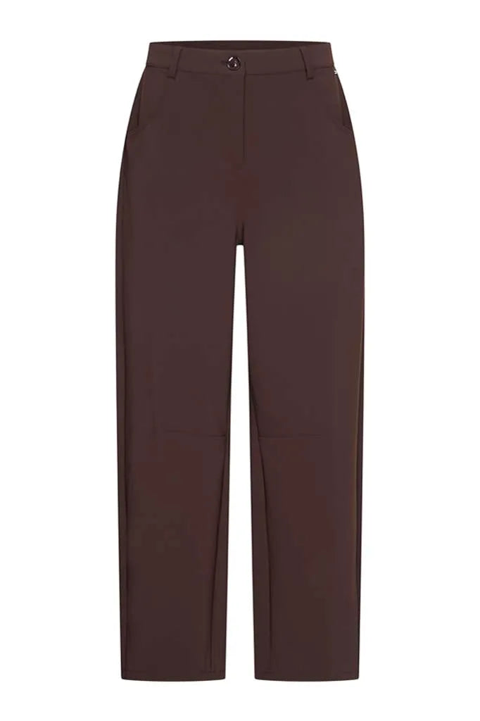 Mi Piace Travelstof Broek Balloon Model 202798 espresso