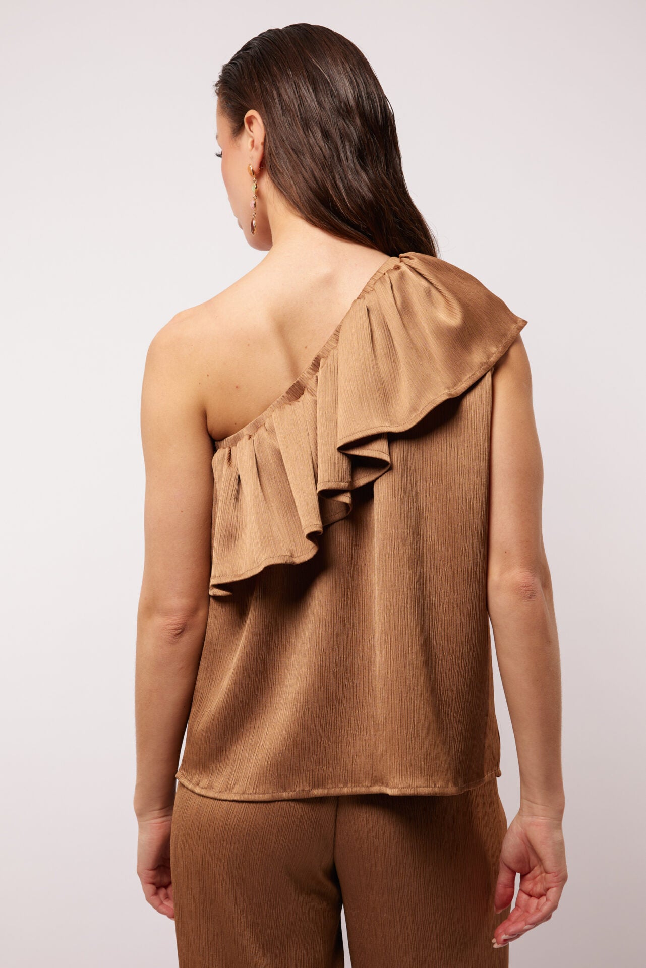 Fluresk Brean Top khaki bruin