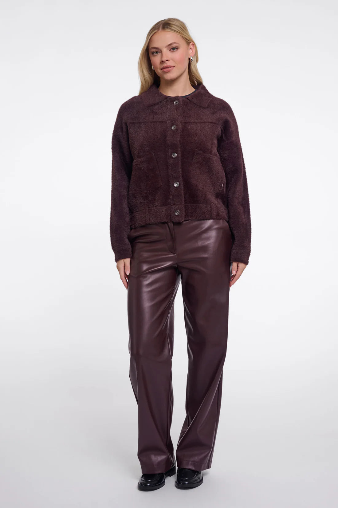 Rino & Pelle Bubbly Jacket Fudge Cloak