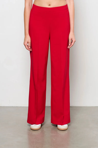 Co Woman Celeste Rechte Broek rood