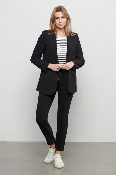 Co Woman Penny Comfort Travelstof zwaardere kwaliteit zwart