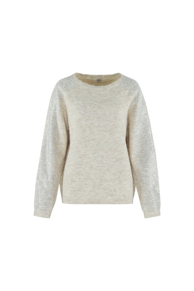 C&S Keira Knit Pullover zand