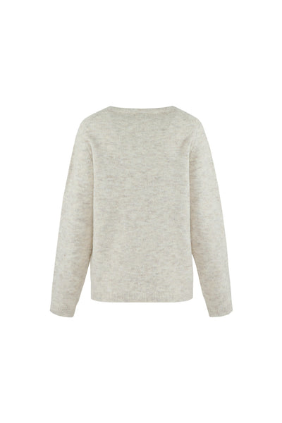 C&S Keira Knit Pullover zand