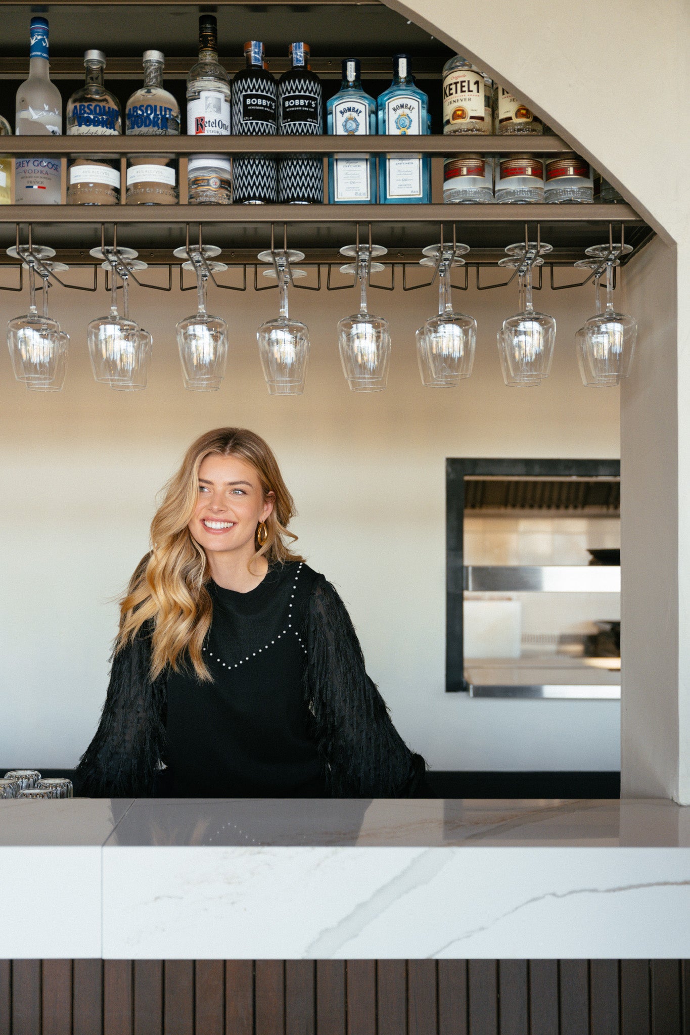 C&S Karlijn Knit Pullover zwart