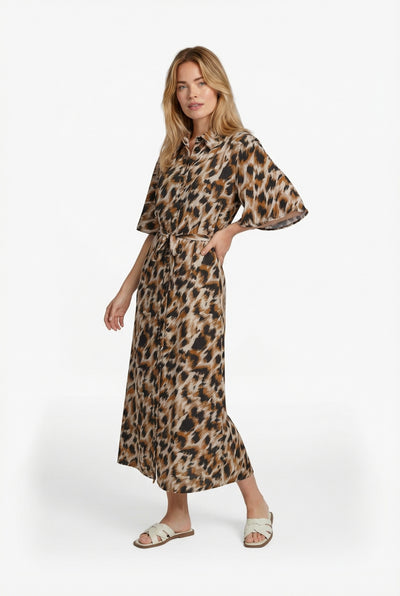 C&S Damina Jurk sand / golden yellow