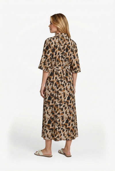 C&S Damina Jurk sand / golden yellow