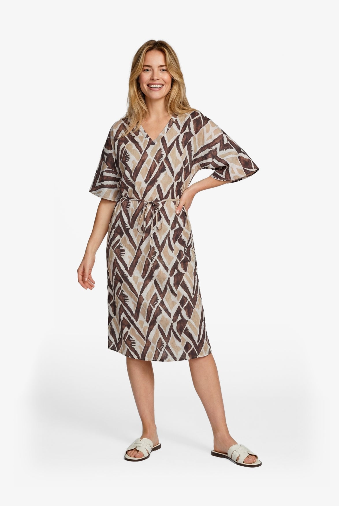 C&S Dalma Jurk sand / khaki