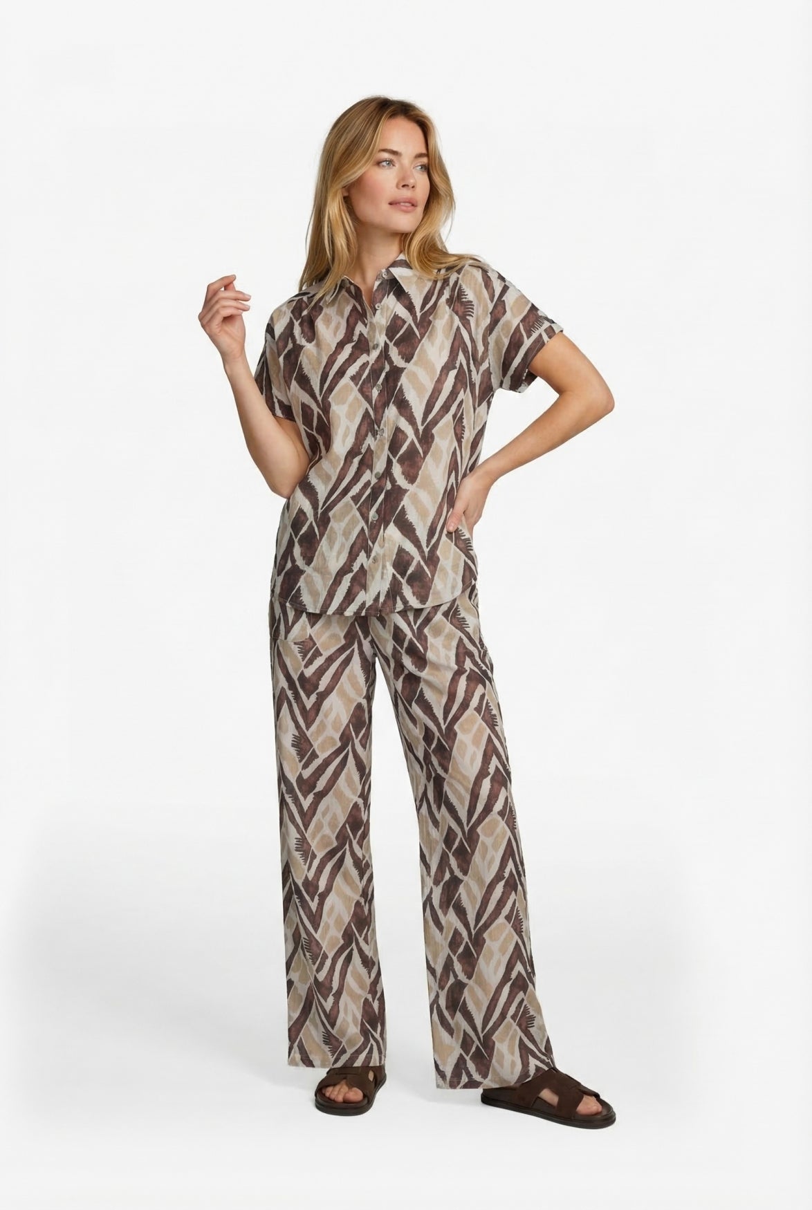 C&S Lene Blouse sand / khaki