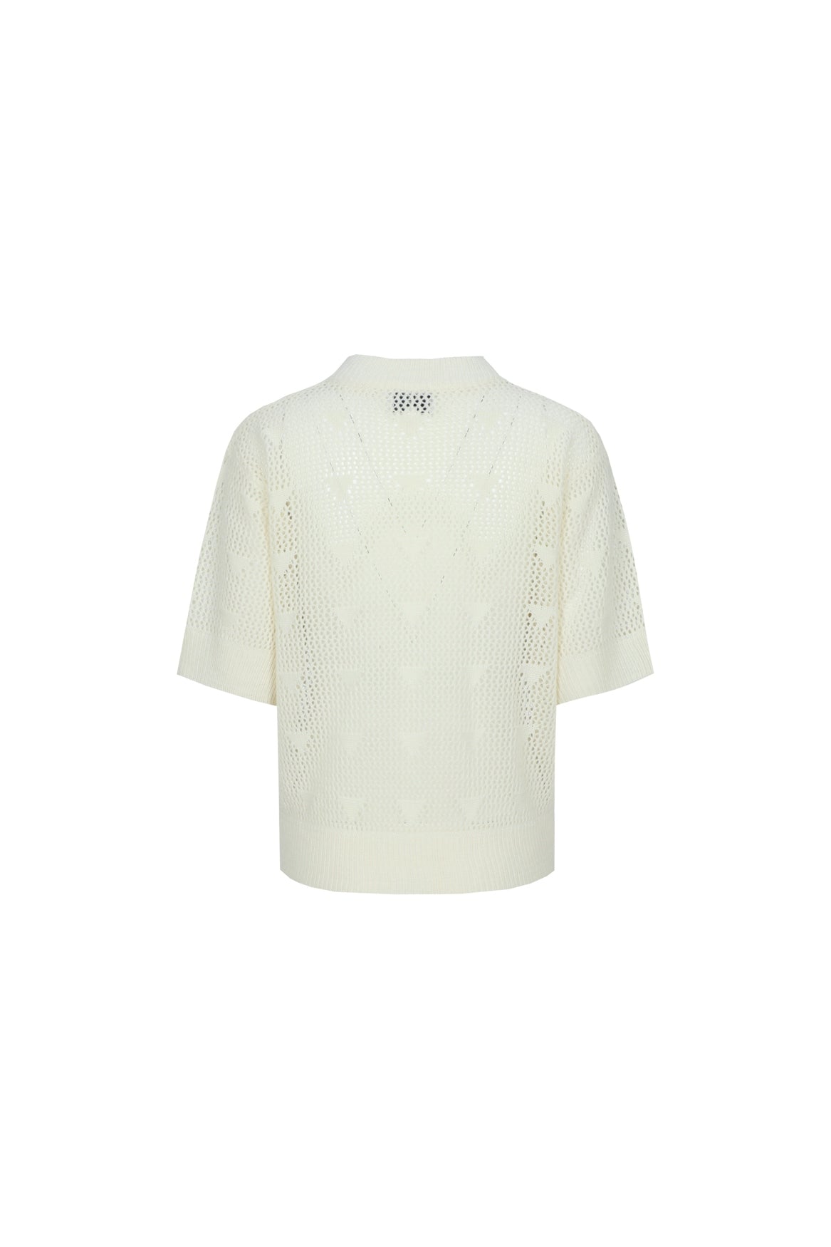 C&S Karna Knit Cardigan wool white