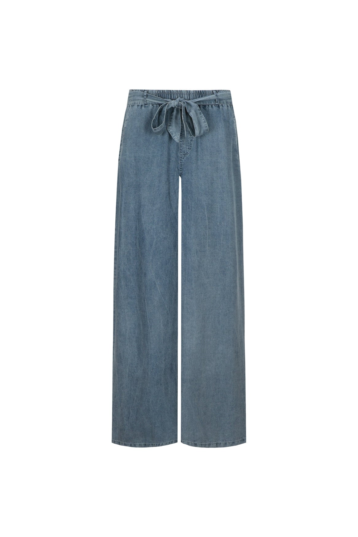 C&S Petrissa Broek denim light blue