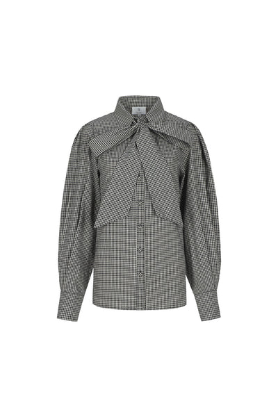 C&S Lissa blouse black/offwhite