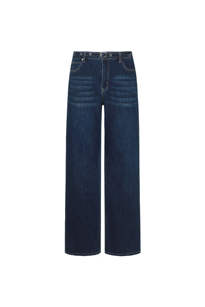C&S Naomi Pants denim dark blue