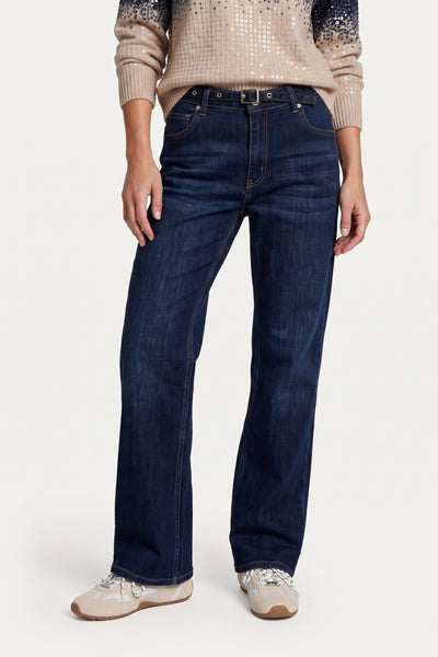C&S Naomi Pants denim dark blue