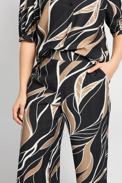 C&S Primrose Broek black / latte