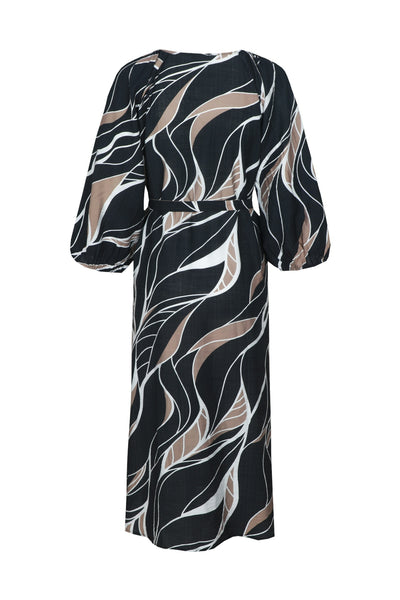 C&S Dacia Jurk black / latte