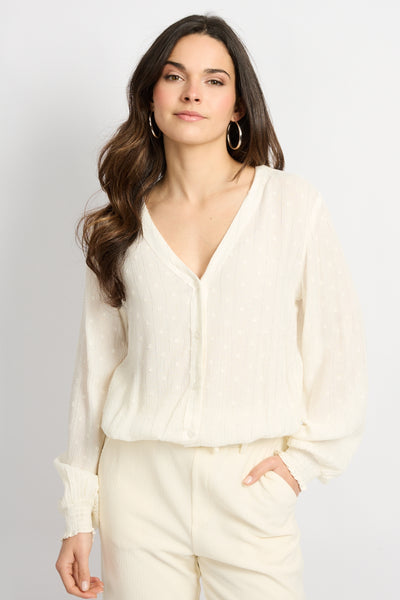 C&S Lonneke Blouse offwhite