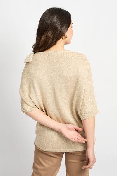 C&S Amber Knit Pullover sand