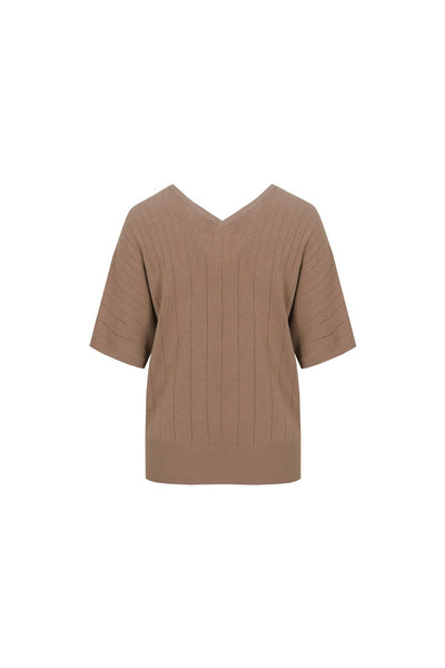 C&S Aboney Knit Pullover latte