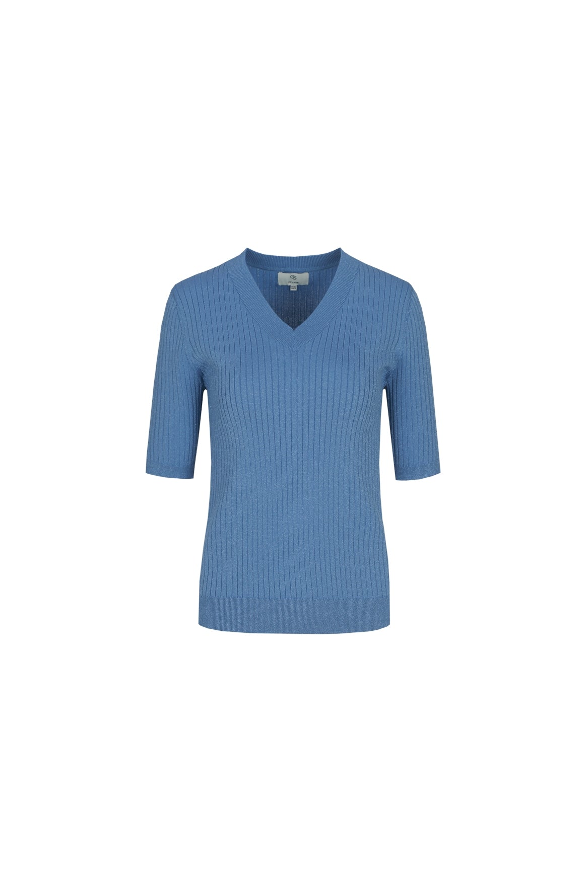 C&S Adine Knit Pullover dusty blue