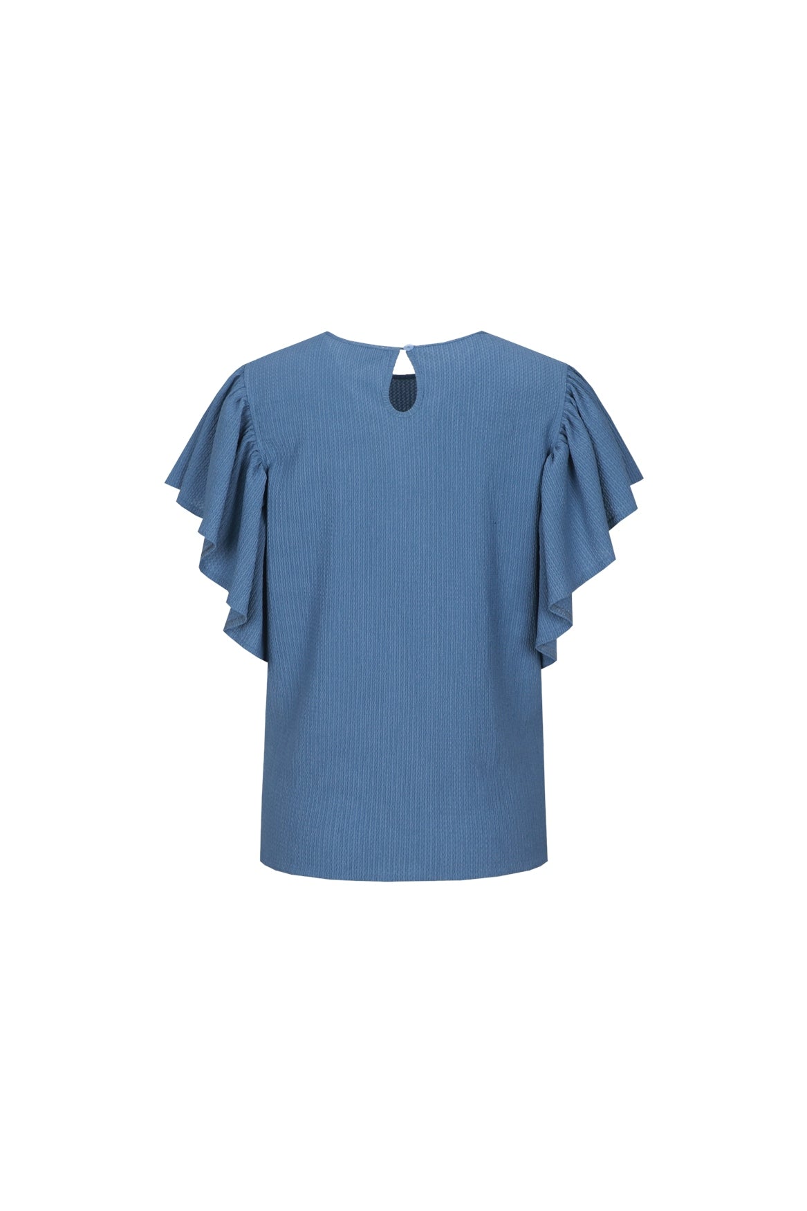 C&S Tilda Top dusty blue