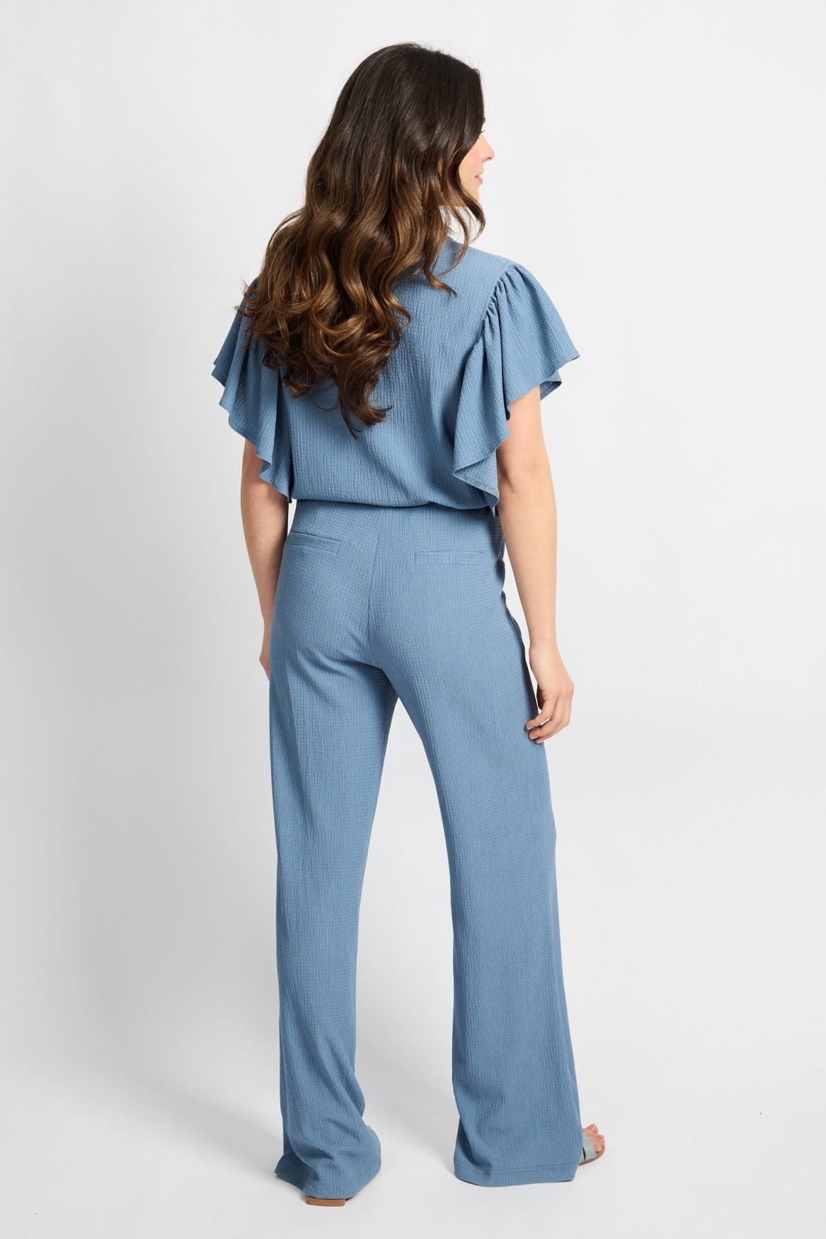 C&S Presem Broek dusty blue
