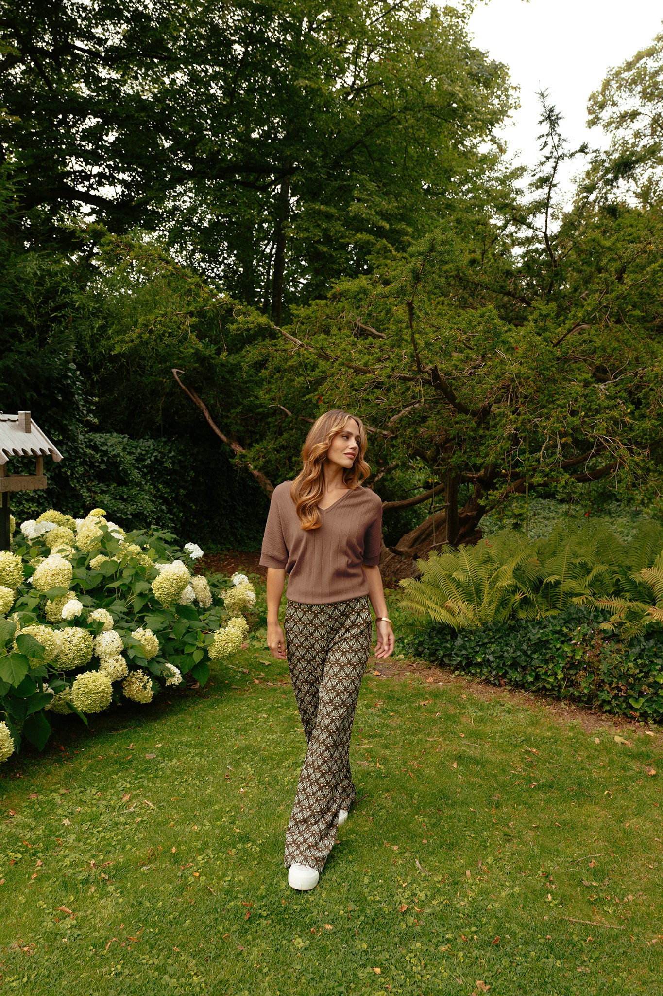 C&S Aboney Knit Pullover latte