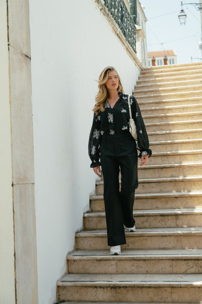 C&S Lyra Blouse zwart