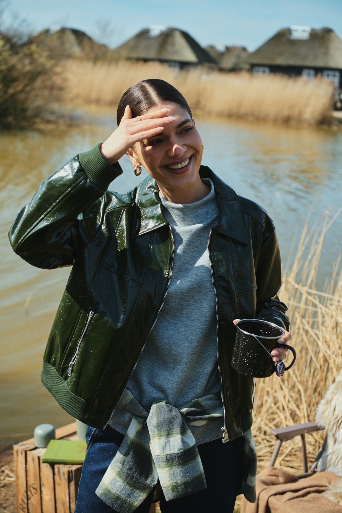 Freequent Janny Jacket Deep Forest