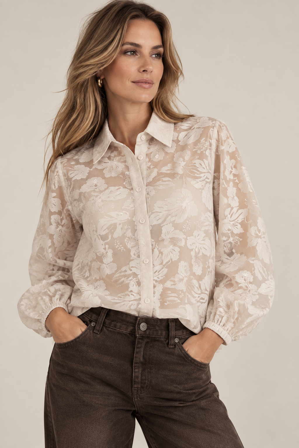 Freequent Simme Shirt moonbeam