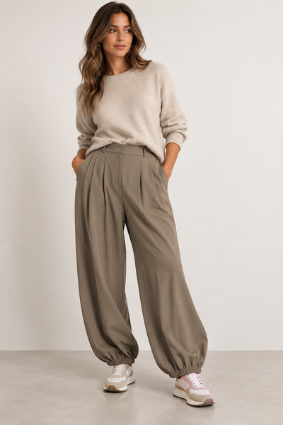 Lucce Balloon Pantalon Taupe L 2283