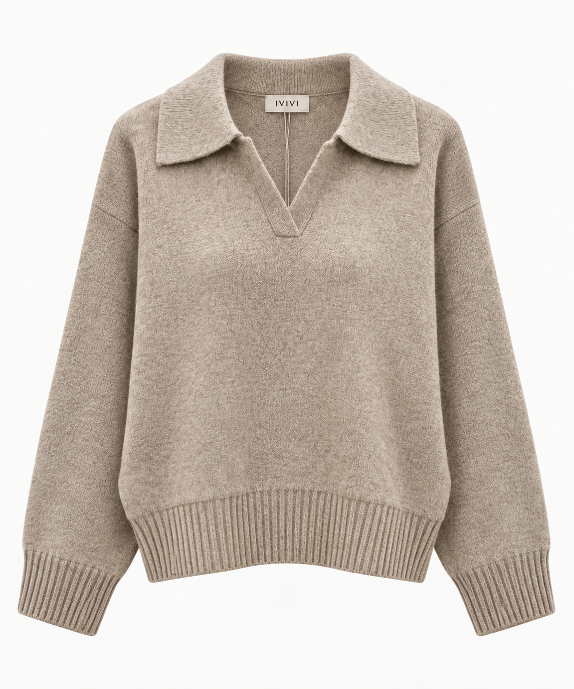 Ivivi Trui met kraag XS067 Camel