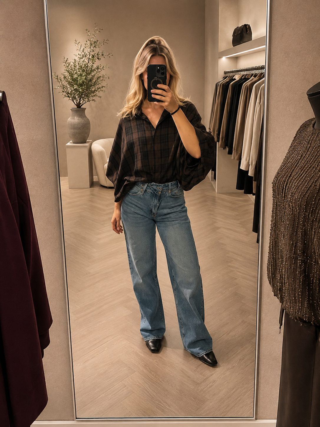 Fashion Jeans Straight MG-581F blauw marivy
