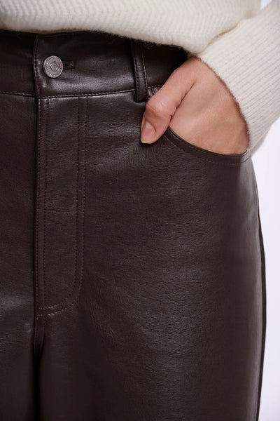Rino & Pelle Corian Straight Leg Trousers Peated