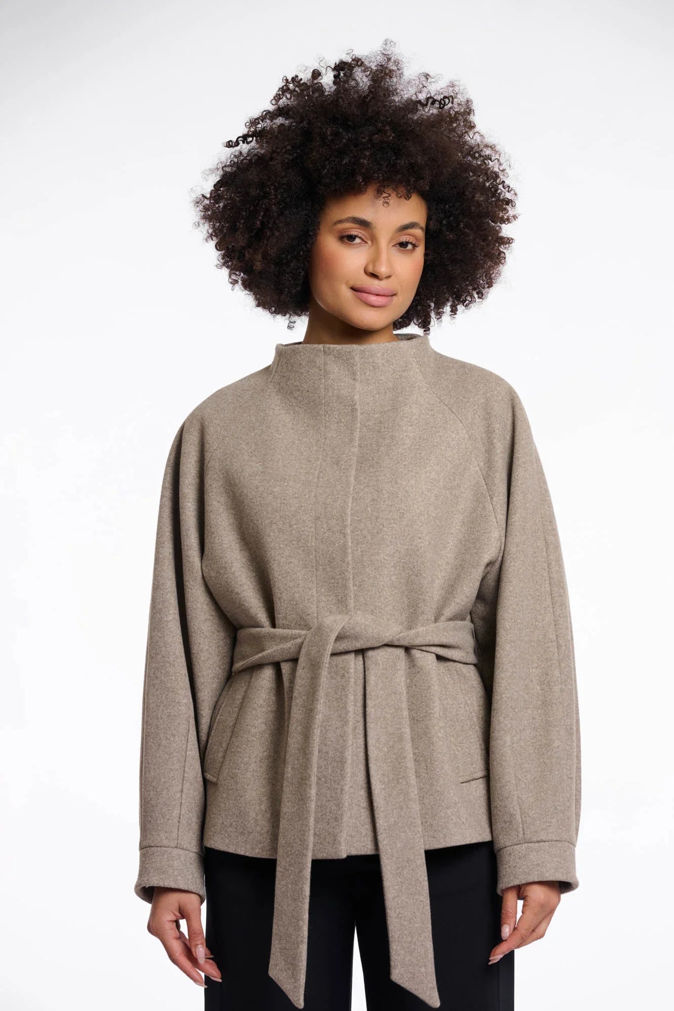 Rino & Pelle Cornelia Coat Toffee Melange
