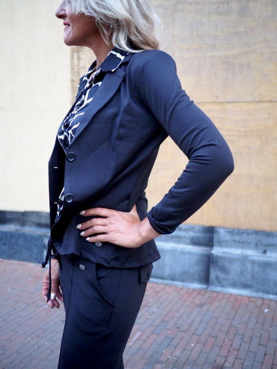 Angelle Milan Basic Travelpak Broek 1501 of Blazer 1165 Mix en Match marine of zwart
