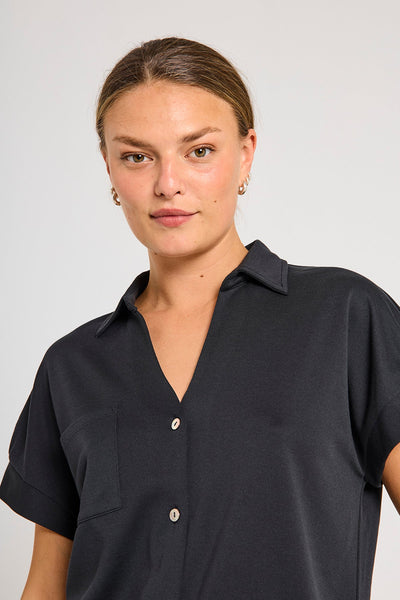 Freequent Rue Blouse zwart