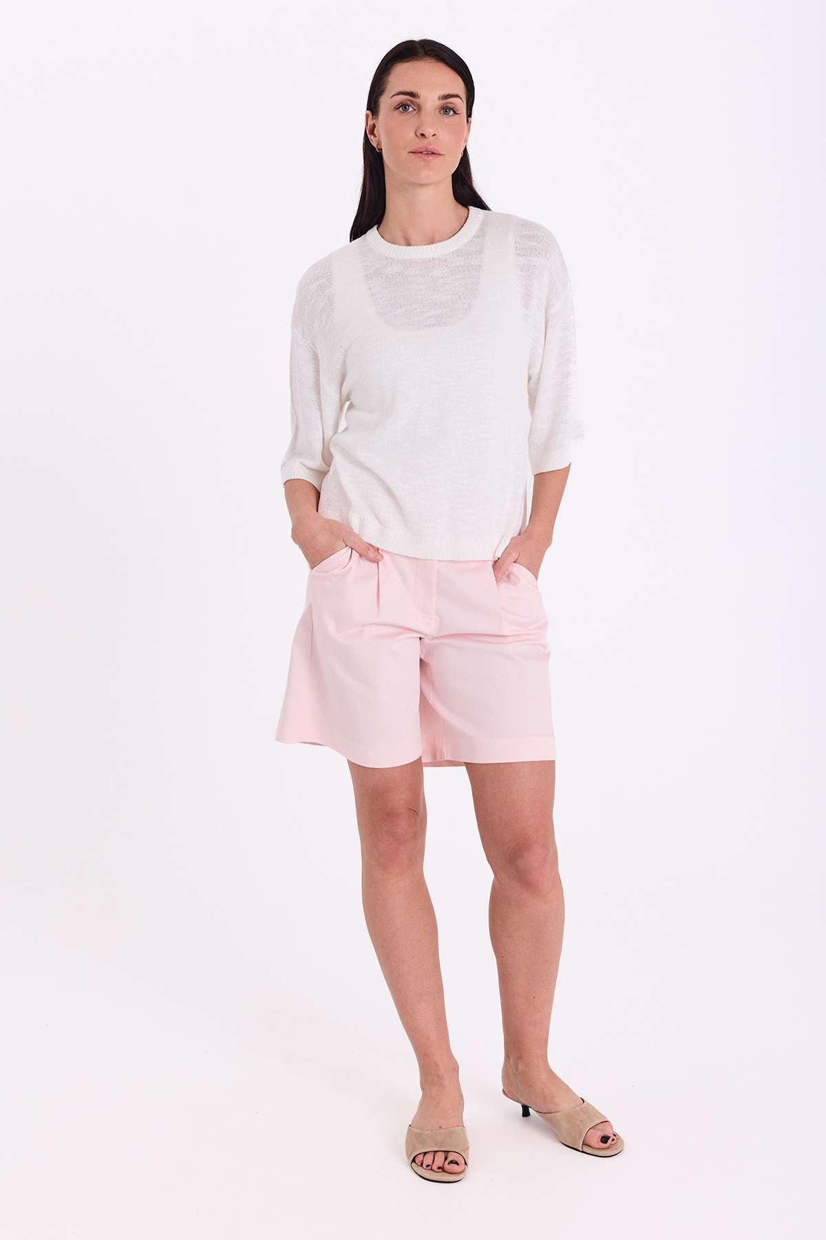 Freequent Vicki Pullover brilliant white