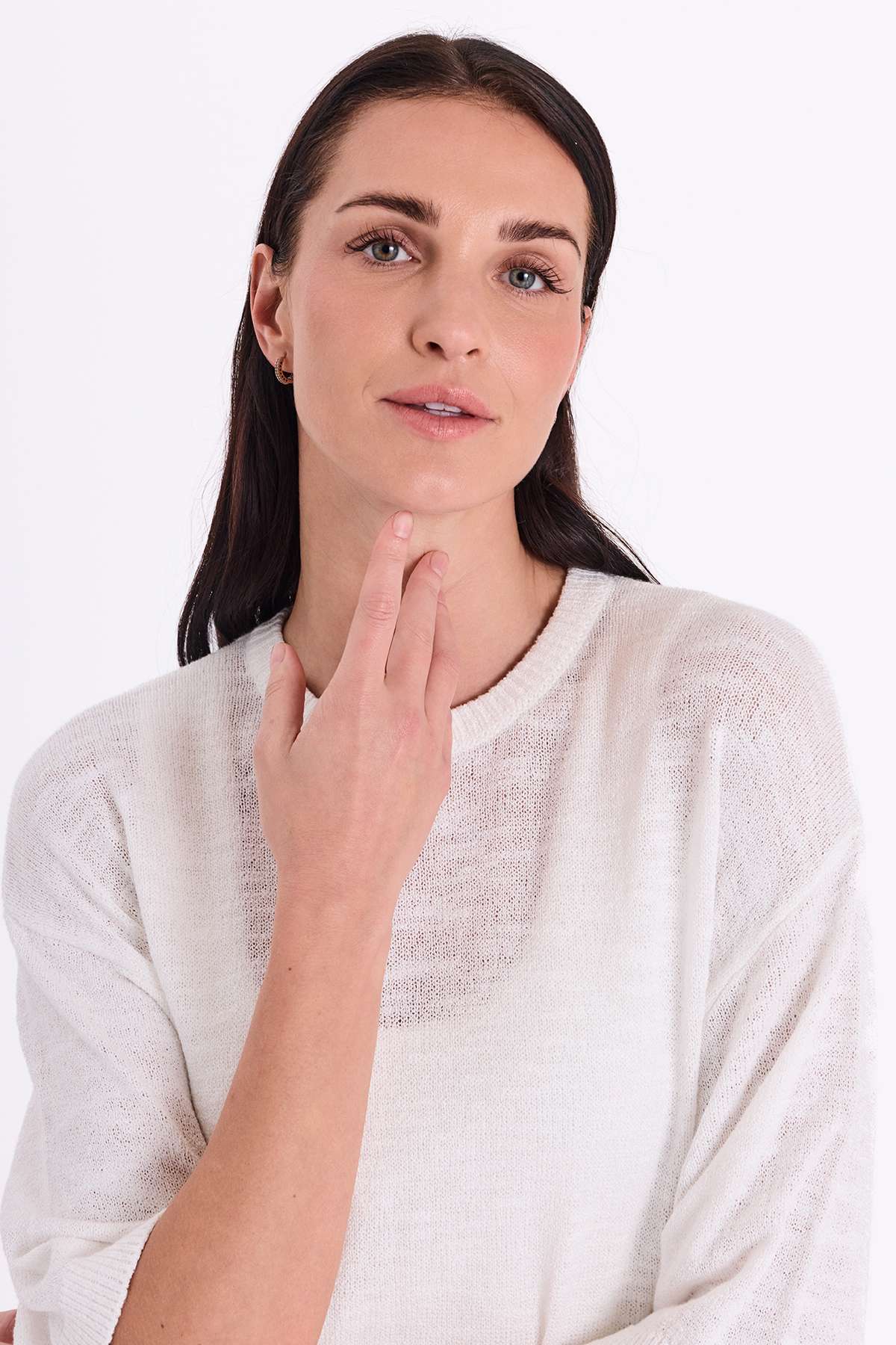 Freequent Vicki Pullover brilliant white