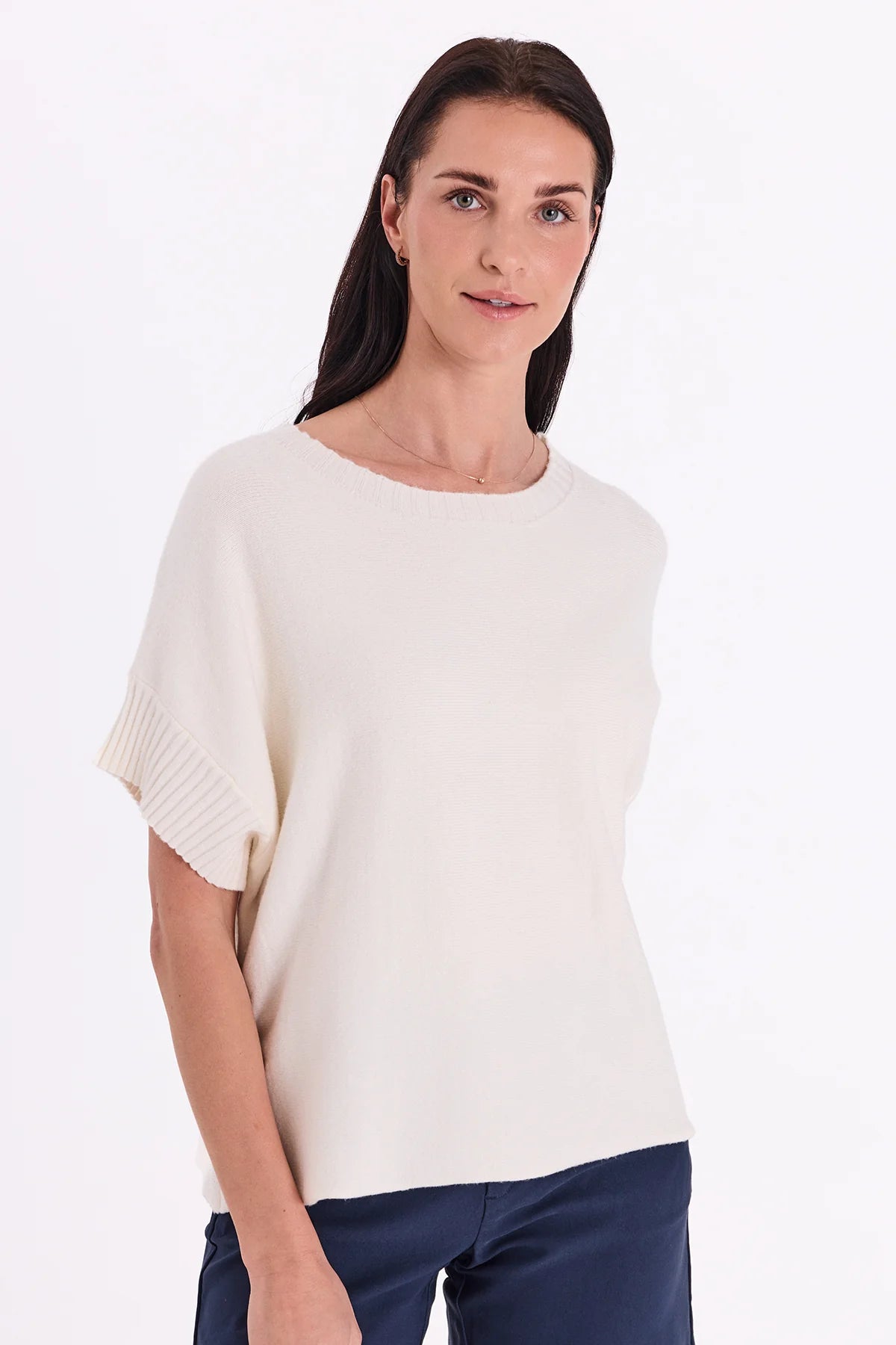 Freequent Visit Pullover star offwhite