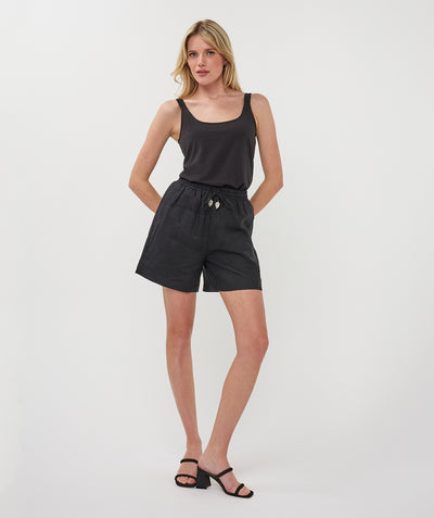 Esqualo Singlet Lurex HS26.30215 black