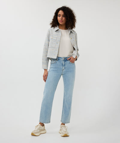 Esqualo Tweed Jacket blauw SP25.19018