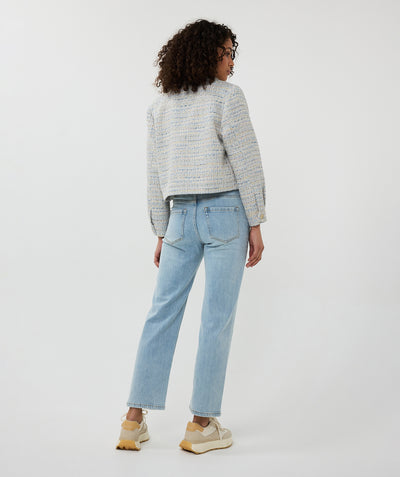 Esqualo Tweed Jacket blauw SP25.19018