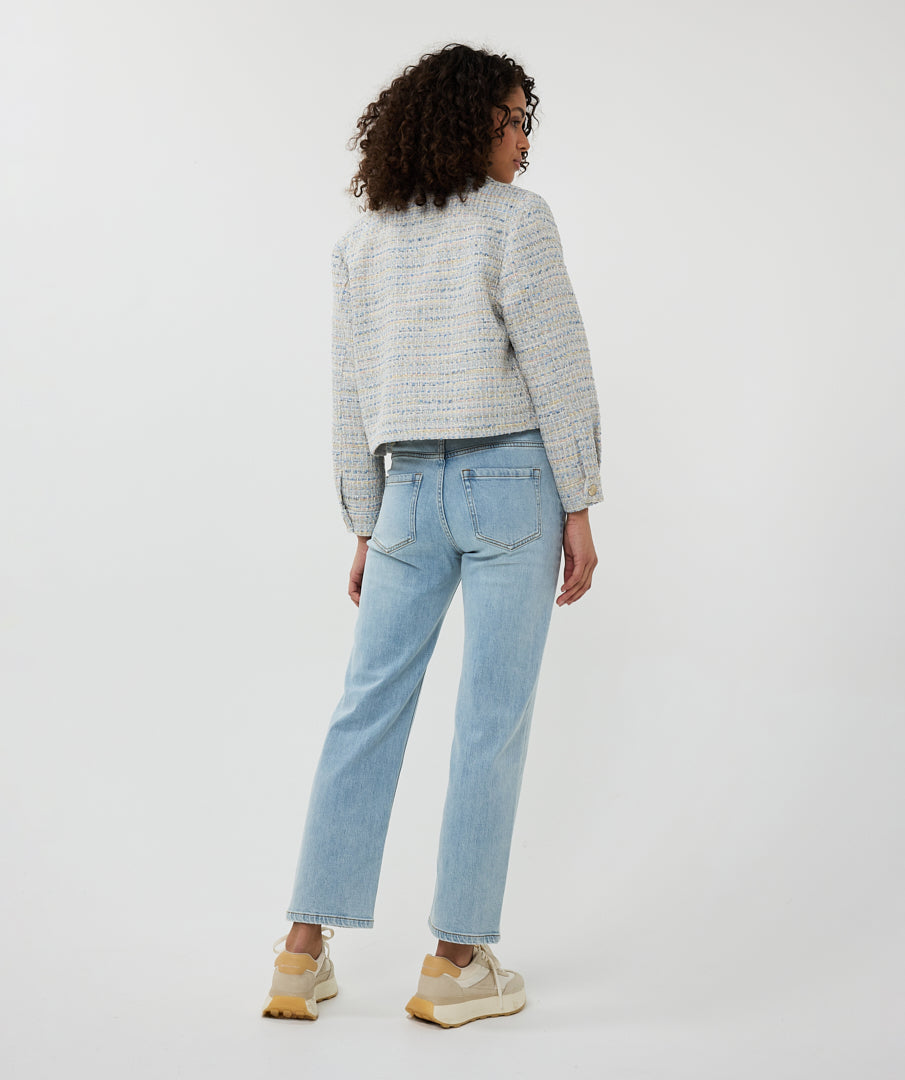 Esqualo Tweed Jacket blauw SP25.19018