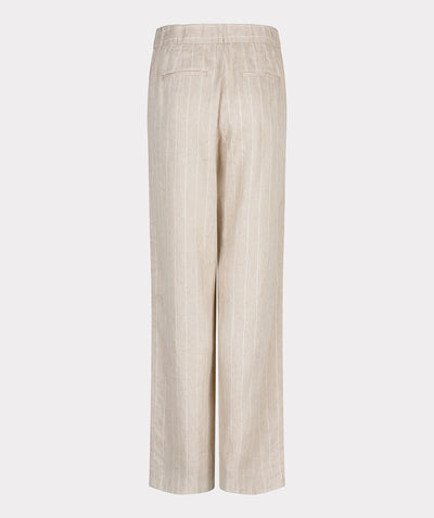 Esqualo Broek Linen Stripe sand SP25.17007