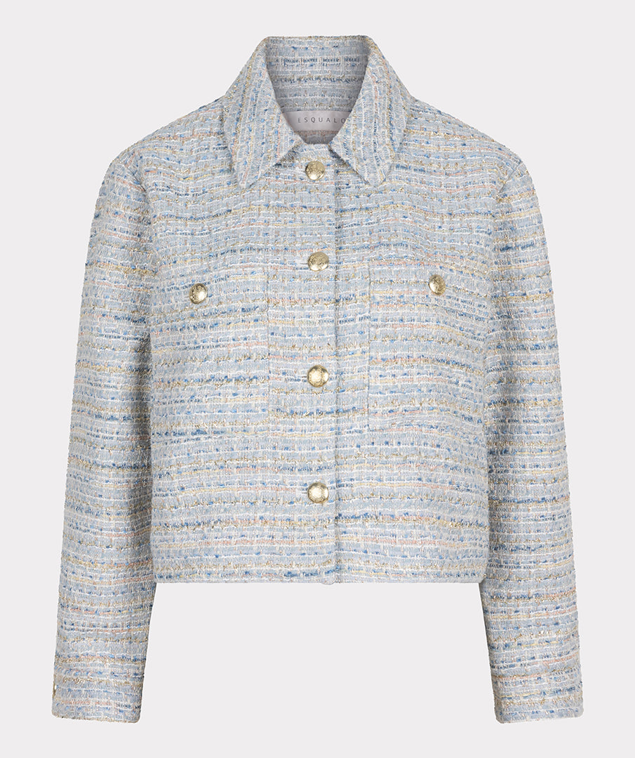 Esqualo Tweed Jacket blauw SP25.19018