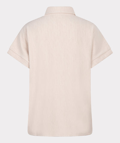 Esqualo Blouse Fancy Crinkle light sand SP25.30016