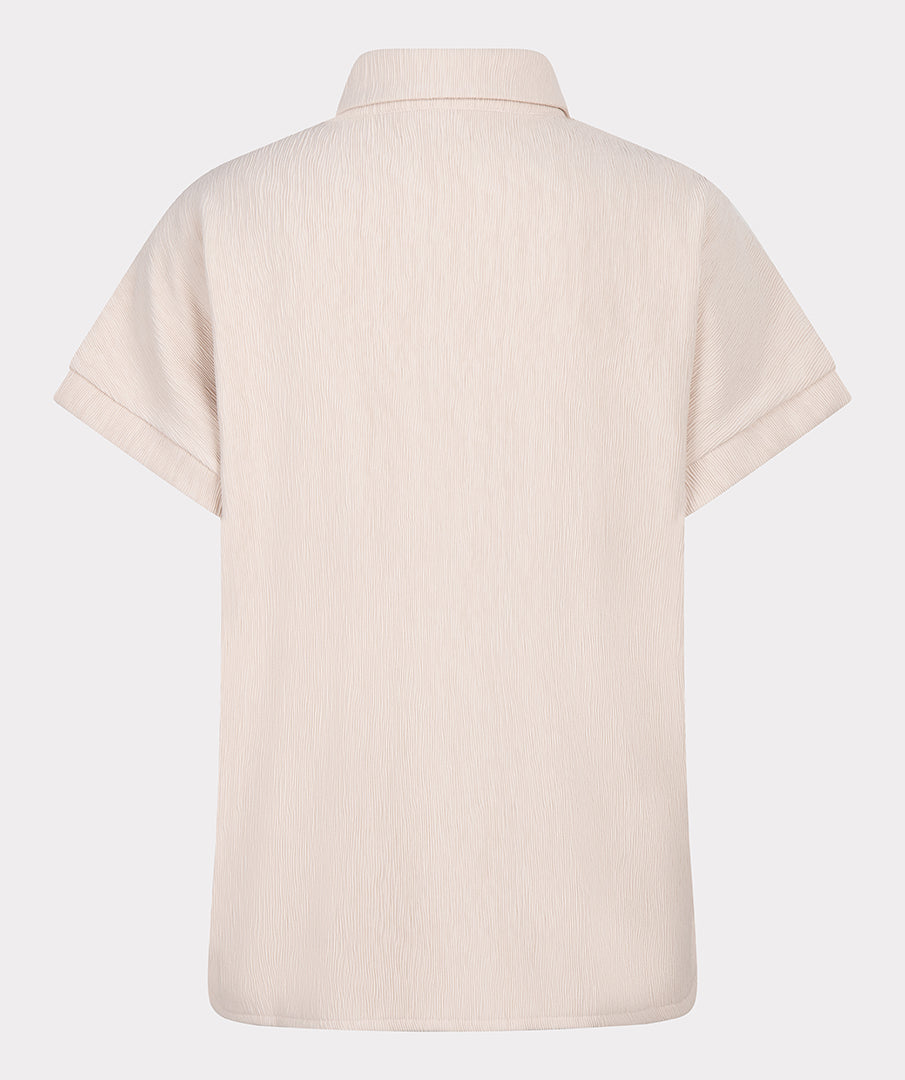 Esqualo Blouse Fancy Crinkle light sand SP25.30016