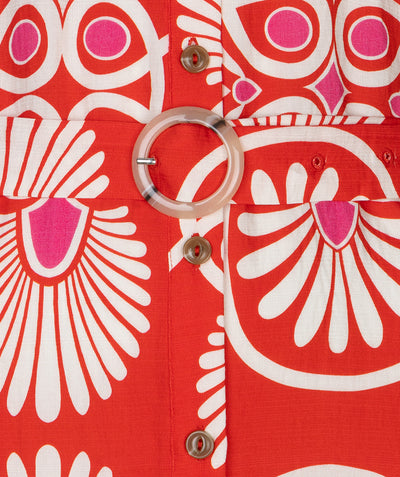 Esqualo Doorknoop Jurk Heartfelt HS26.10202 print